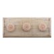 Baby Pink Stone Flat Wooden Hooks